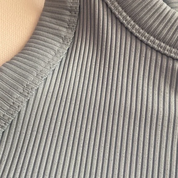 Free People Game Time Cami. Teal grey. Size small. New with Tags - Picture 8 of 9